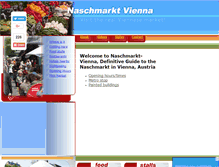 Tablet Screenshot of naschmarkt-vienna.com